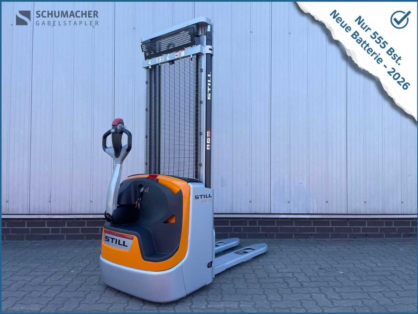 Used Forklift Truck STILL EXV10 | Neue Batterie 2026 | Nur 555 Bst. ELEKTRO HOCHHUBWAGENDEICHSEL (13046074)